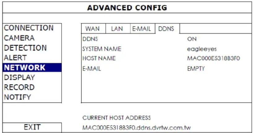 AVtech NVR3 - Configurer le port WAN - 2