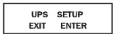 Tripp Lite SU6000RT4UHVPM - UPS Setup Menu - 1