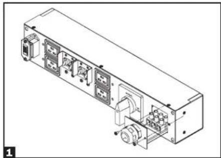 Tripp Lite SU6000RT4UHVPM - Branchement des barrettes de raccordement - Module PDU IEC (SU6000RT4UHVG) - 2
