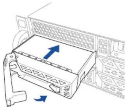 ASUS ESC4000A-E11 - 安装 3.5 英寸 SATA/SAS 硬盘 - 3