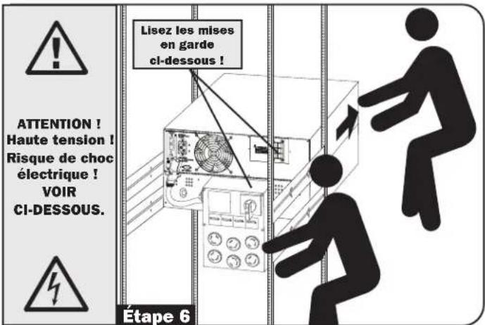 Tripp Lite SU10000RT3UPM - ATTENTION ! Haute tension ! Risque de choc électrique ! VOIR CI-DESSOUS. - 5
