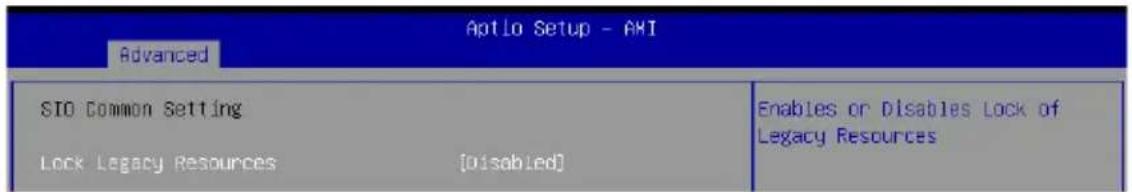 ASUS ESC4000-E10S - SIO Common 设置 - 1