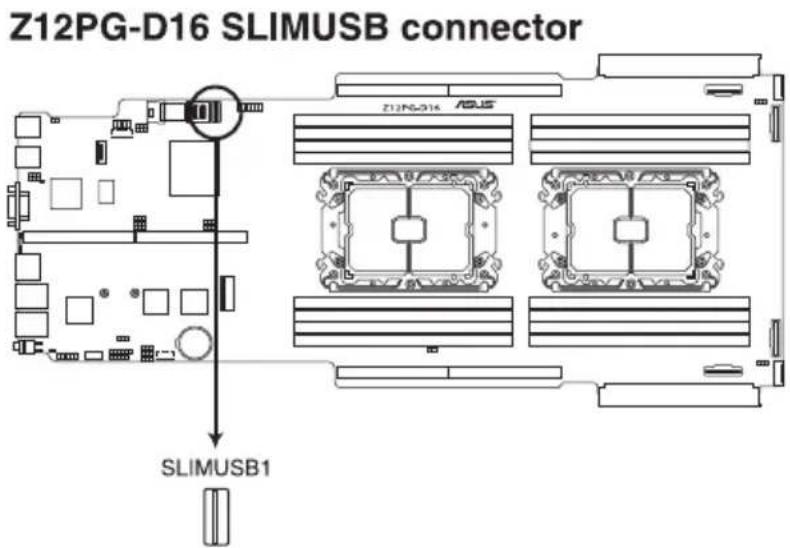 Z12PG-D16 SLIMUSB connector Z12PG-D16 SLIMUSB1