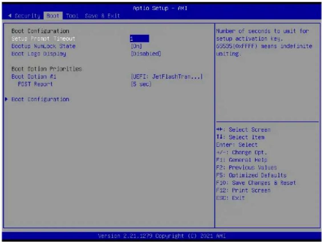 ASUS ESC4000-E10S - 启动菜单（Boot menu） - 1
