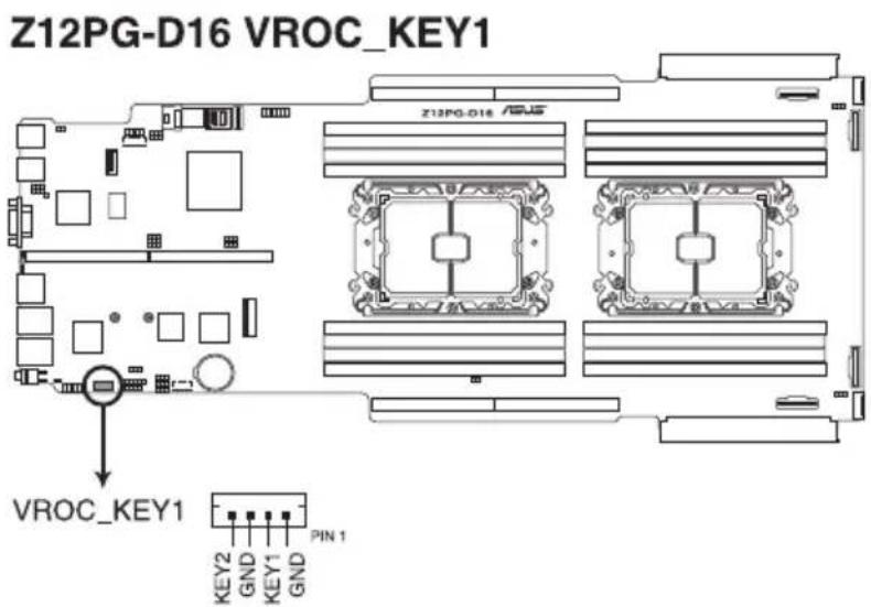 Z12PG-D16 VROC_KEY1 VROC_KEY1 KEY2 GND KEY1 GND PIN 1