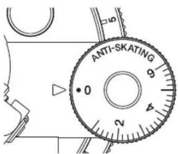PIONEER PLX-CRSS12 - Réglage de l'anti-skating - 1