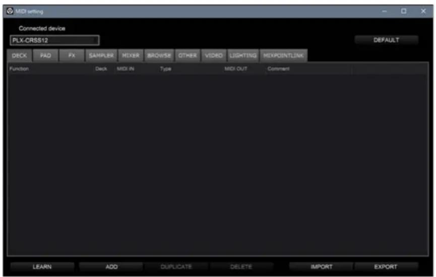 PIONEER PLX-CRSS12 - Cliquez sur PLX-CRSS12 dans la liste des périphériques connectés. - 1