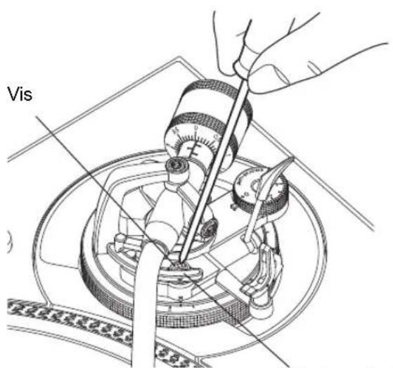 PIONEER PLX-CRSS12 - Réglage de la hauteur de l'élévateur de bras - 1