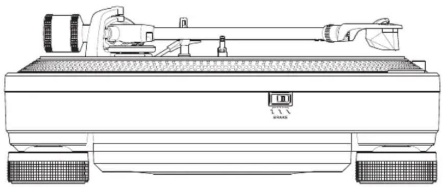 PIONEER PLX-CRSS12 - Réglage de l'équilibre du bras de lecture - 1