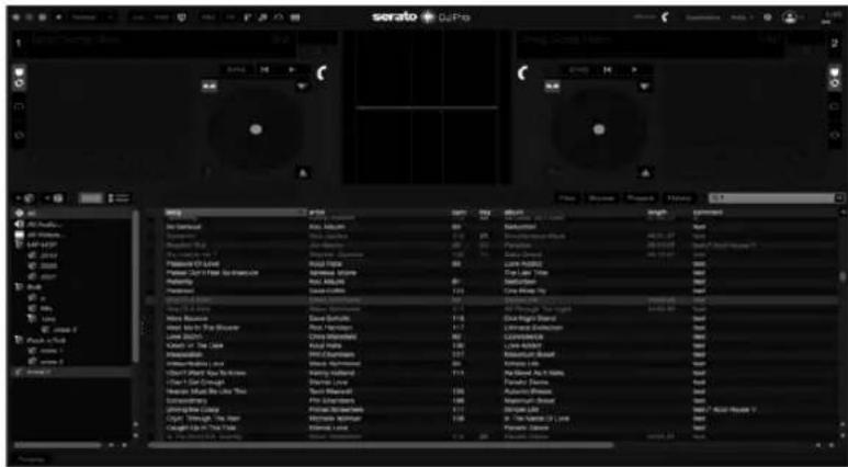 PIONEER DDJ-REV5 - Écran de Serato DJ Pro immédiatement après son démarrage - 1