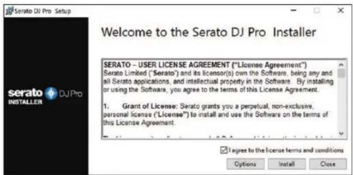 PIONEER DDJ-REV5 - Si vous acceptez les termes, sélectionnez [I agree to the license terms and conditions], puis cliquez sur [Install]. - 1