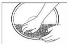 PANASONIC SR-ZE185 - Lave el arroz hasta que el agua se vuelva relativamente clara. - 1