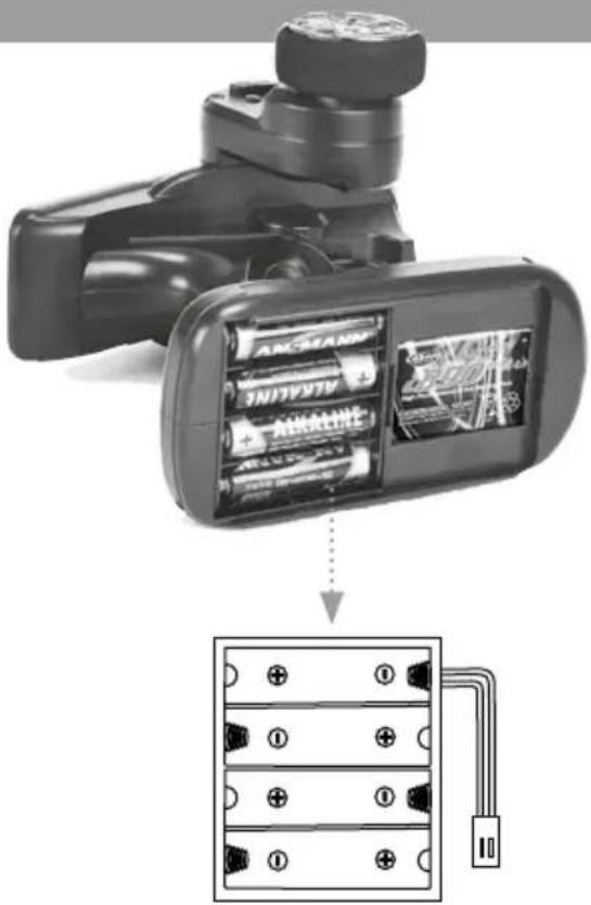 Carson Reflex Wheel PRO 3 - EINLEGEN DER SENDERBATTERIEN - 2