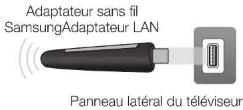 SAMSUNG PS51E498 - Connexion réseau sans fil - 2