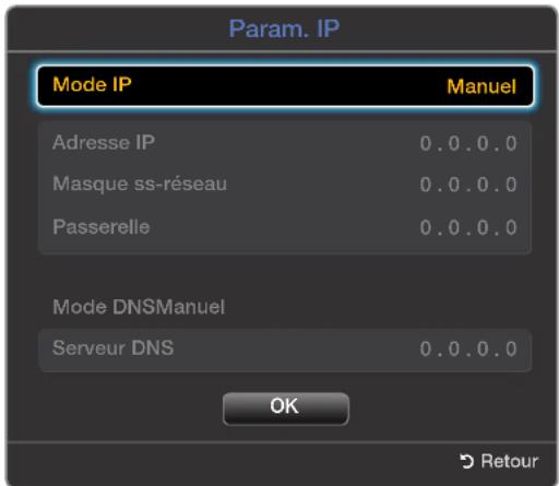 SAMSUNG PS51E498 - Procedure de configuration manuelle - 1