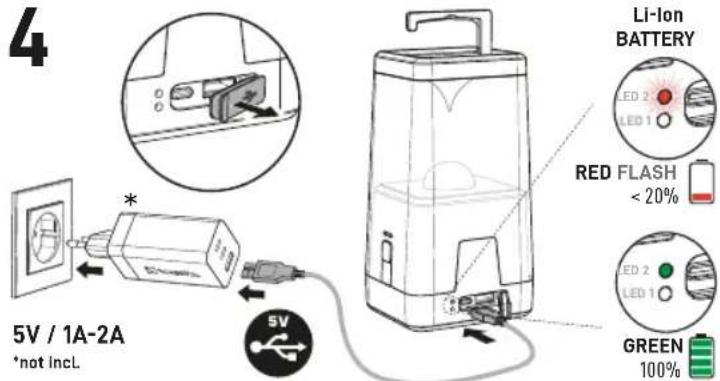 VARTA Outdoor Ambiance Lantern L20 17666 - VARTA - 11
