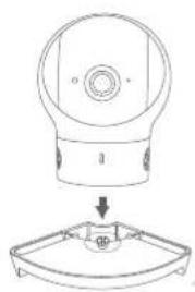 eufy E110 - COLOCACIÓN DE LA CÁMARA (SOBRE EL SOPORTE DE MONTAJE EN PARED) - 3