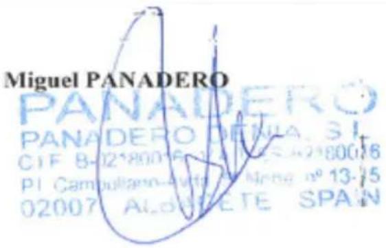 PANADERO Onix 3V - SPF Santé publique, Sécurité de la Chaîne alimentaire et Environnement, Direction générale de l'Environnement - 1
