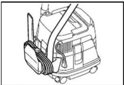 MAKITA XCV04 - Almacenamiento del cable eléctrico - 1