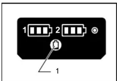 MAKITA XCV04 - Remaining battery capacity indication - 1