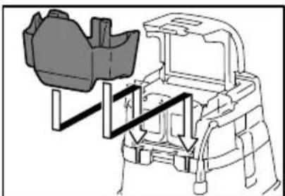 MAKITA XCV04 - Instalación de la caja de herramientas - 1