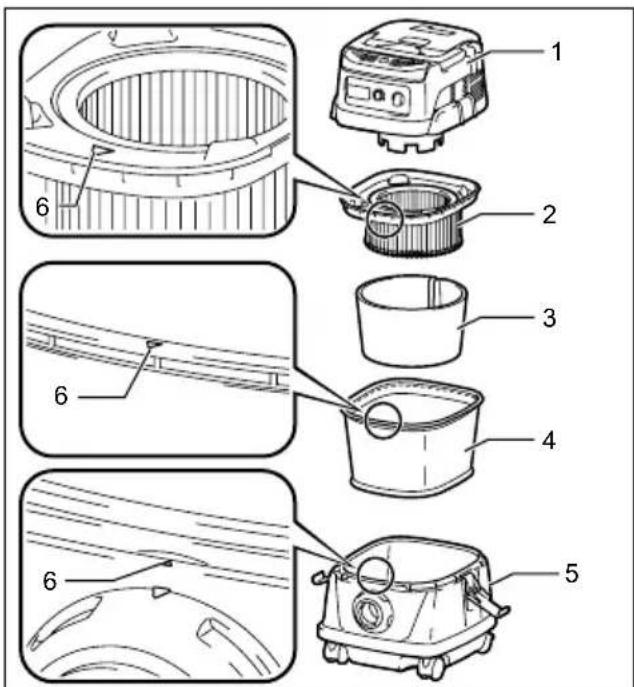 MAKITA XCV04 - PRECAUCIÓN: - 1