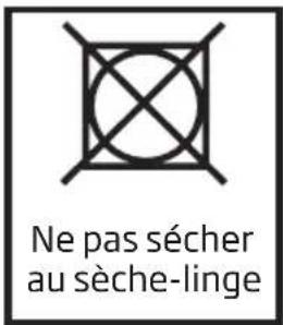 Ne pas sécher au sèche-linge