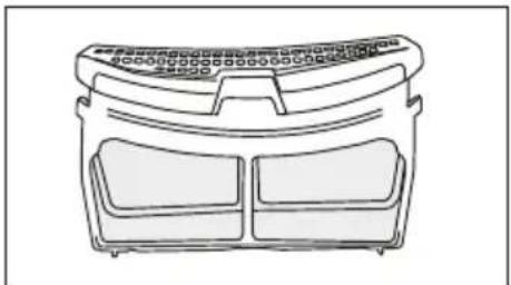 BEKO B5T6824WS1 - Filtres à fibres (filtres internes et externes) / Nettoyage de la surface intérieure de la porte de chargement - 5