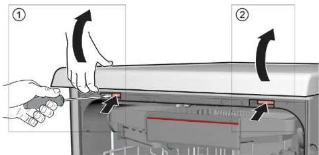 SIEMENS SR55ZS10ME - Werkblad verwijderen - 1