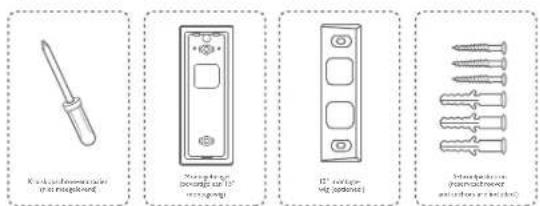eufy Video Doorbell 2K (Battery-Powered) - De deurbel monteren op een houten oppervlak - 1