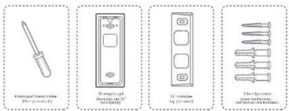 eufy Video Doorbell 2K (Battery-Powered) - De beugel monteren - 1