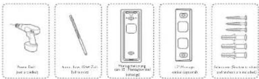 eufy Video Doorbell 2K (Battery-Powered) - Anbringen der Türklingel an harten Oberflächen - 1