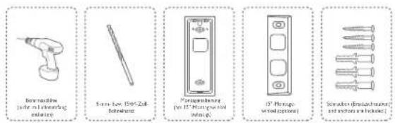 eufy Video Doorbell 2K (Battery-Powered) - Anbringen der Halterung - 3