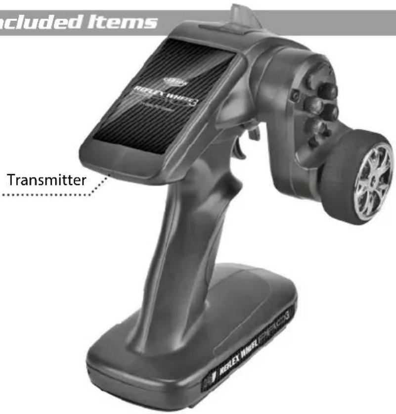 Included Items Transmitter RiRLEX WHEEL EXERCICUM