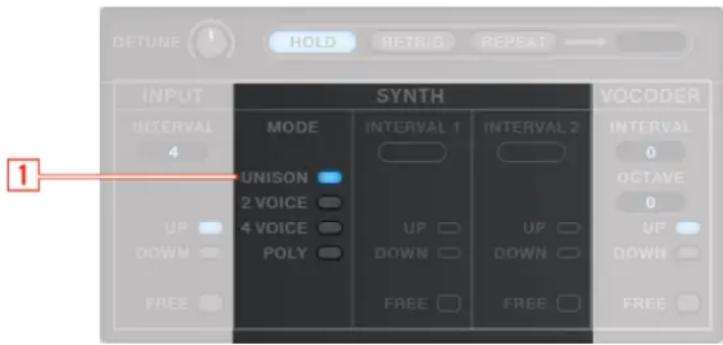 NATIVE INSTRUMENTS The Mouth - Harmony Synth Parameters - 1