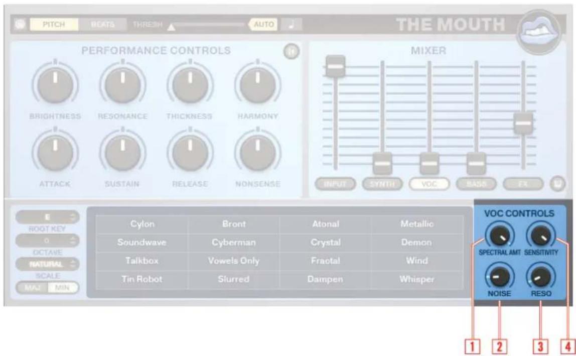 NATIVE INSTRUMENTS The Mouth - Vocoder Controls - 1