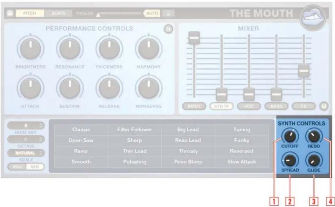 NATIVE INSTRUMENTS The Mouth - Synthesizer Controls - 1