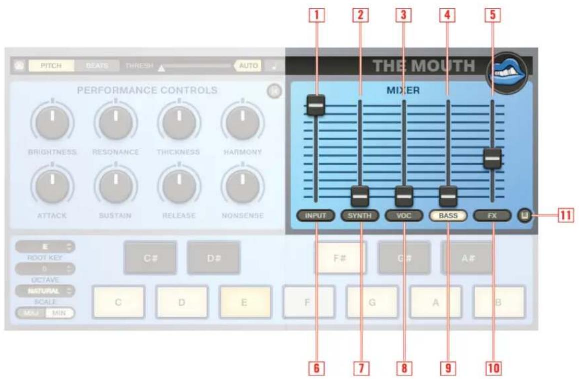 NATIVE INSTRUMENTS The Mouth - Mixer Section - 1