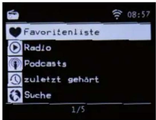Imperial Dabman i170 - Scegliere la stazione Internet radio - 2
