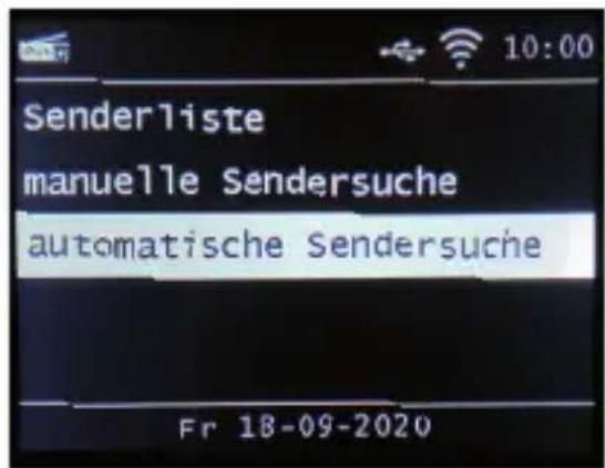 Imperial Dabman i170 - DAB Suchlauf - 1