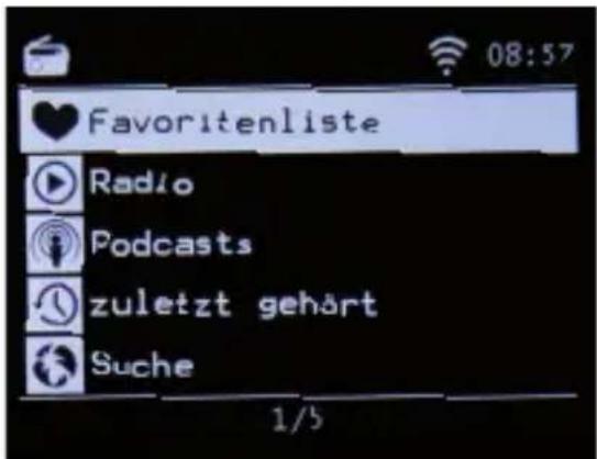 Imperial Dabman i170 - Internetradiostation selecteren - 2