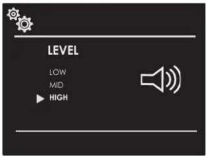 LEVEL LOW MID ▶ HIGH