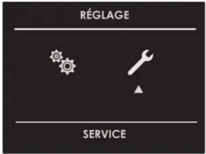 RÉGLAGE SERVICE