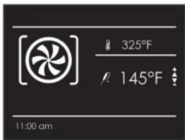 [325°F] 145°F 11:00 am