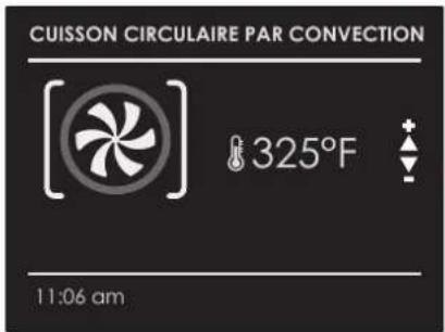 CUISSON CIRCULAIRE PAR CONVECTION 325°F 11:06 am