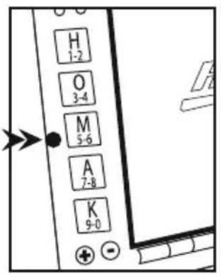 Homak Security HS10036685 - IDENTIFICACIÓN DEL BOTÓN DE PROGRAMACIÓN - 1