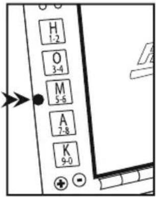 Homak Security HS10036685 - IDENTIFICATION DU BOUTON DE PROGRAMMATION - 1