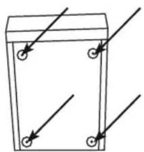 Homak Security HS10036685 - Trous de montage - 2