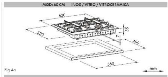 Fulgor Milano FPH 9041 G WK X - Colocación - 2