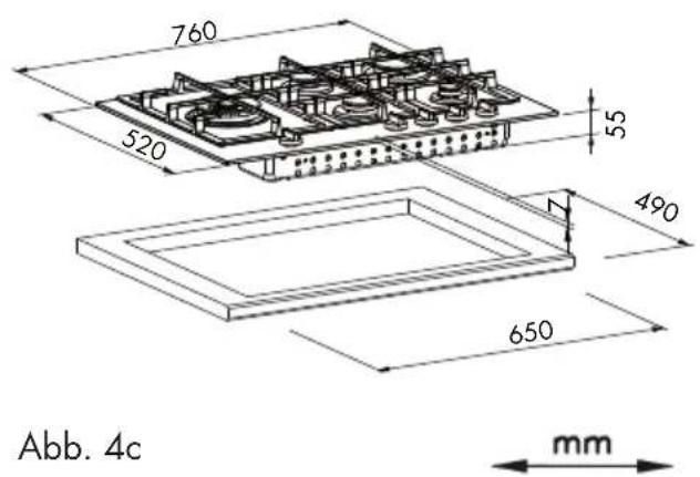 Fulgor Milano FPH 755 G WK BKG - Aufstellung - 4